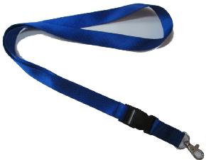 Silkscreen lanyard with release buckle, metal hook wholesale, custom logo printed