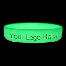 GLOW IN THE DARK silicone bracelet wholesale, custom printed logo