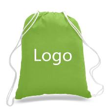  Reusable Drawstring Canvas Bag wholesale, custom logo printed
