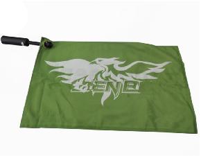 Hand Shank Swirling Flag wholesale, custom printed logo