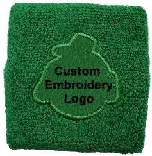 Athletic Cotton Terry Cloth Wrist Sweatbands wholesale, custom printed logo