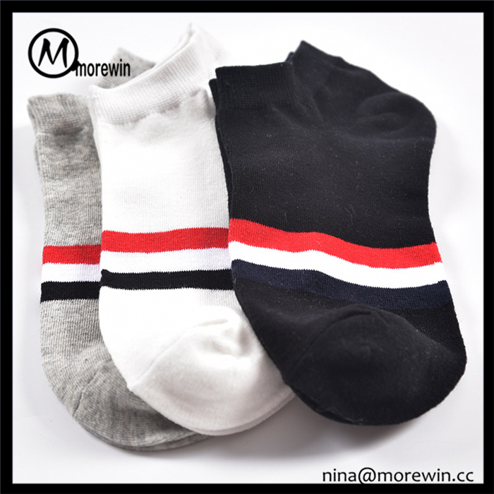 Morewin OEM Custom Logo Knitting Sport Ankle Socks