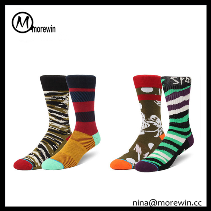 Morewin Brand Colorful Happy Man Dress Socks 