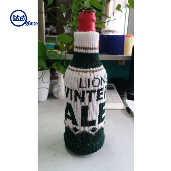 Yhao Hot Sale Creative Knitted Bottle Holder Woven Bottle Cover