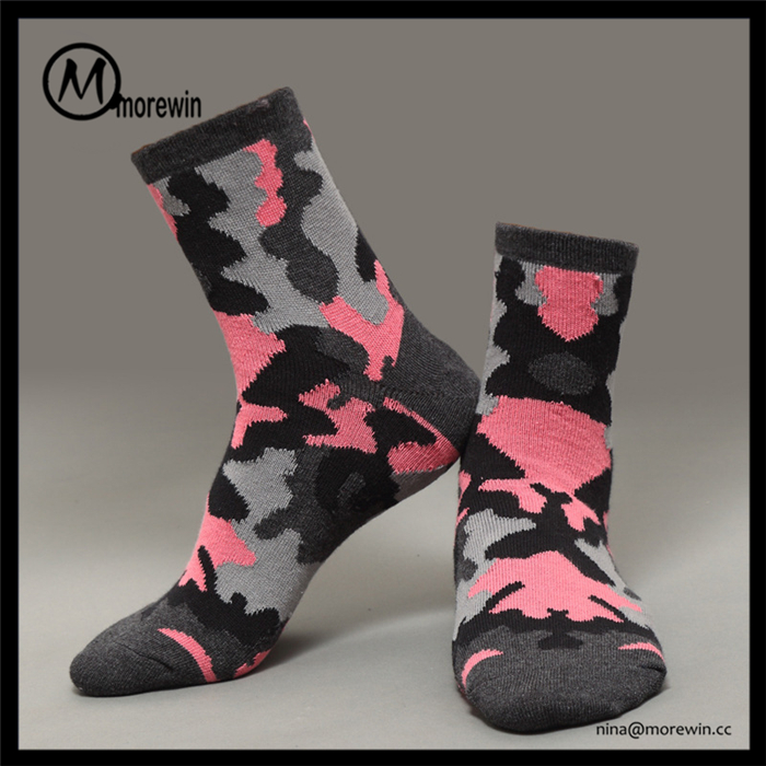 Morewin Brand Camouflage Sports Socks For Man