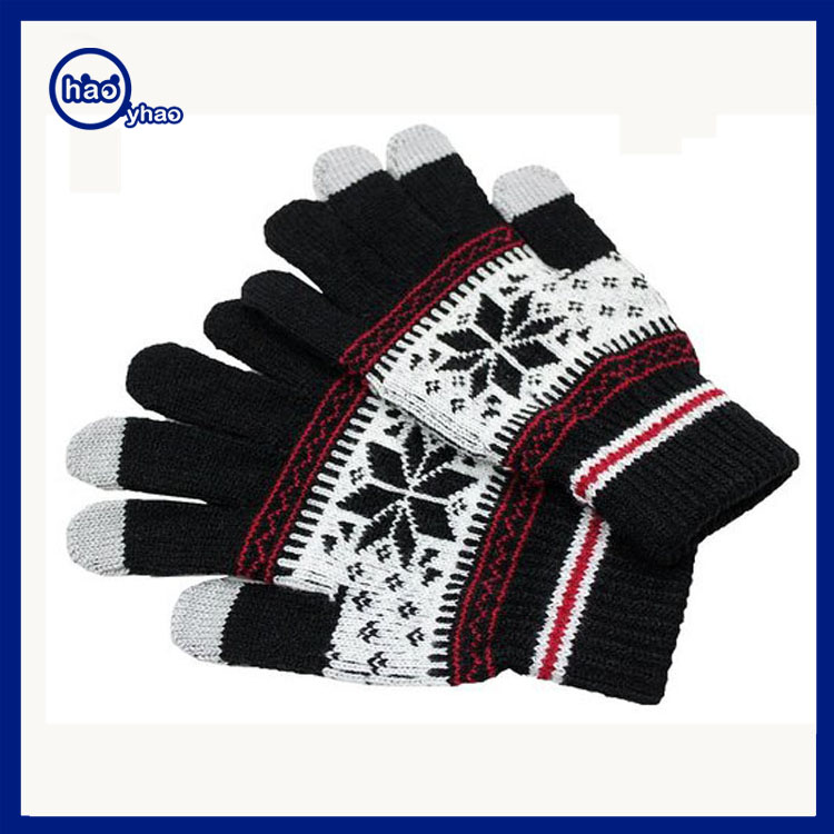 Yhao Gloves Wholesale Smart Phone Gloves Two Finger Touch Screen Gloves