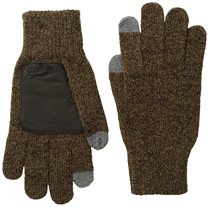 Yhao Acrylic Knit Solid Color Touch Sreen Glove For Men