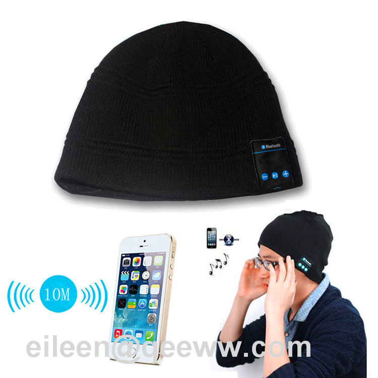 Yhao Customized Acrylic Bluetooth Music Beanie Hat 