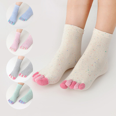 Morewin Brand Girl Cute Cotton Five Toe Customized Socks - Marketing ...