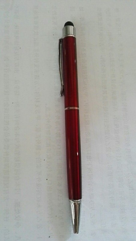 Metal Ballpoint Pen With Stylus