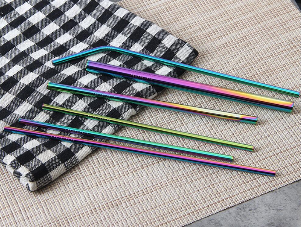 4 Stainless Steel Straws With Carry Bag