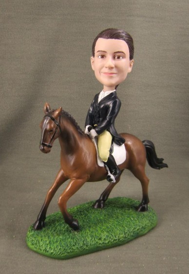 Horse Jockey Bobble Head