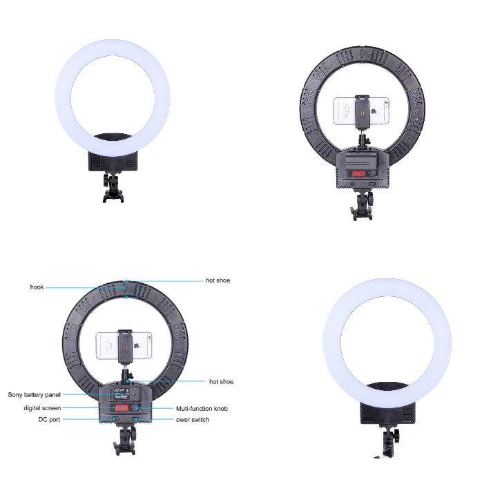 Ring Light Battery Kit - OrcaVue