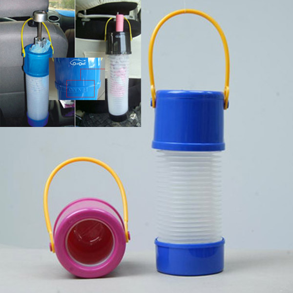 Folding Umbrella Holder Canister For Auto Car