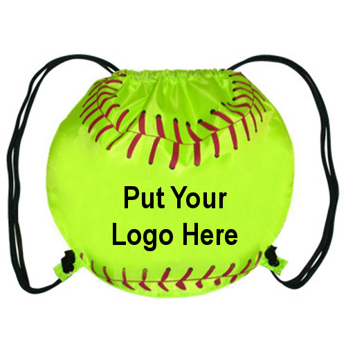 Softball Cinch Bag, Drawstring Bag