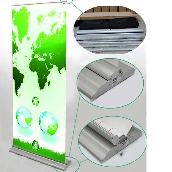 Retractable Floor Display Banner 