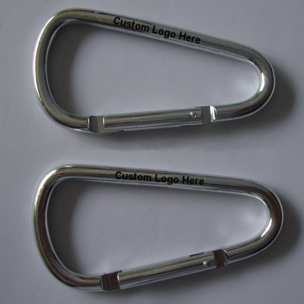 Aluminum Carabiner 10 Cm D Shape 