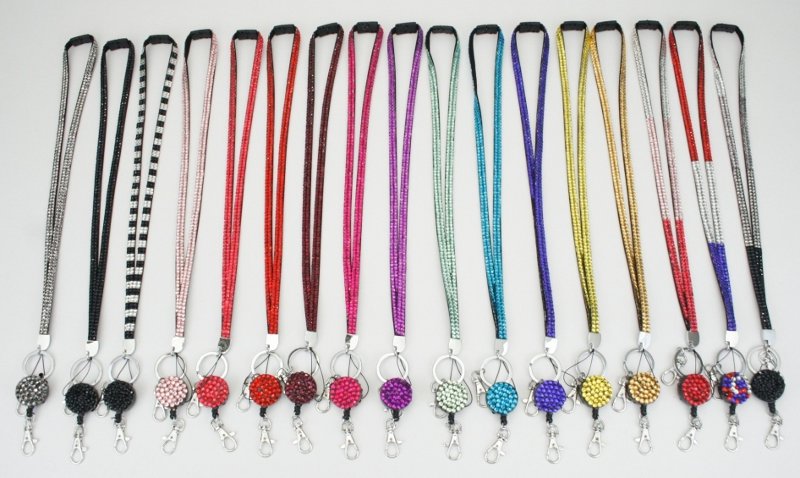  Lanyards for ID Badges and Retractable Badge Reel
