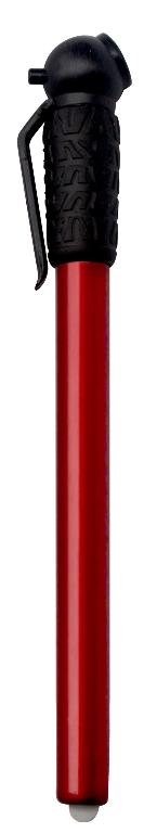 Red Aluminum Tire Gauge