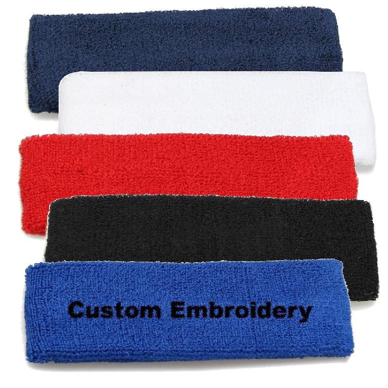 Athletic Terry Cloth Sweat Headbands