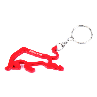 Beer opener keychain