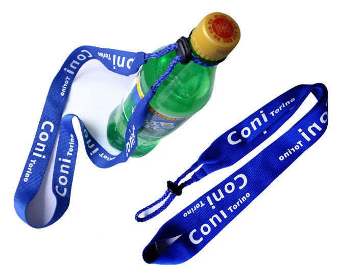 Lanyard With Adjustable Bottle Holder