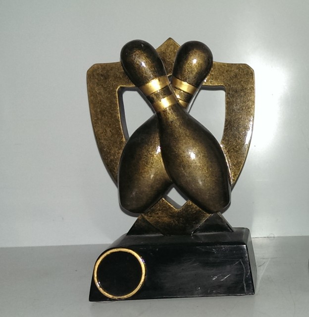 Polyresin Bowling Trophy