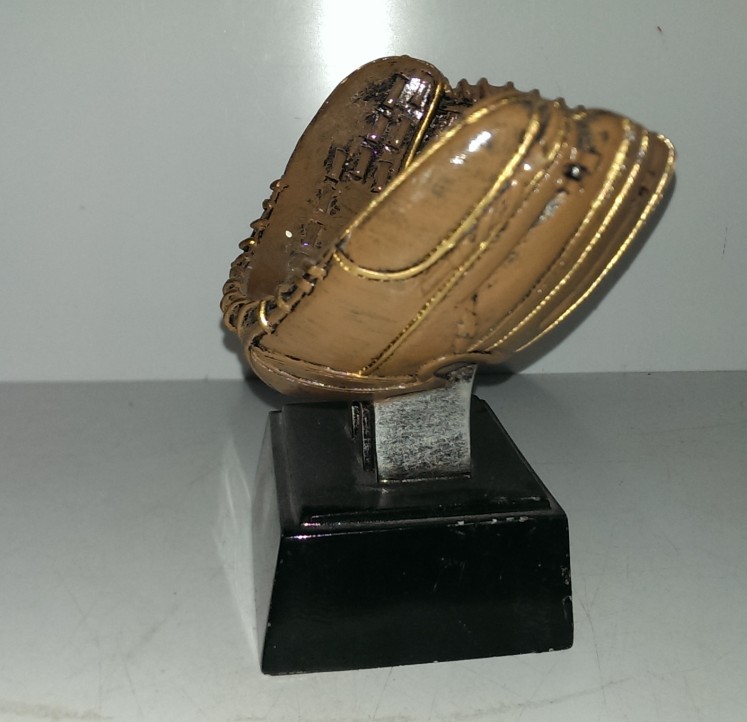 Polyresin Baseball Glove Trophy