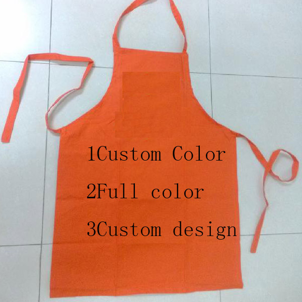 Custom Blank Bib Style Apron With Custom Design