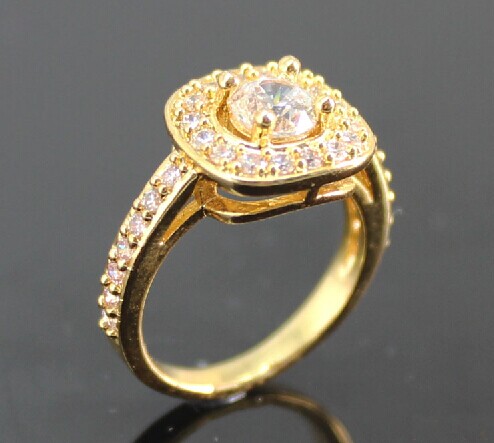 Gold Plated Lovely Engagement Ring