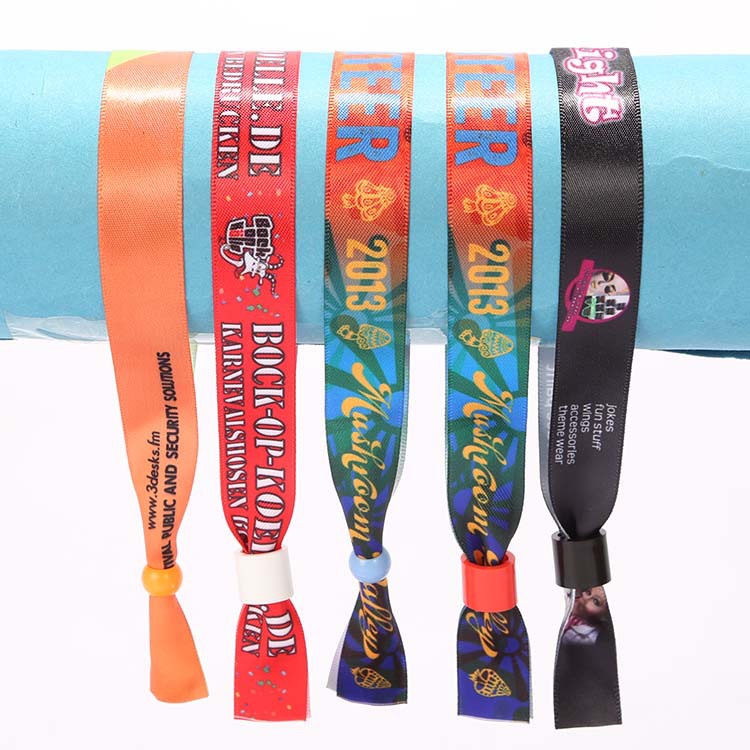 Custom Fabric Wristband For Events And Festivals Advertising Products