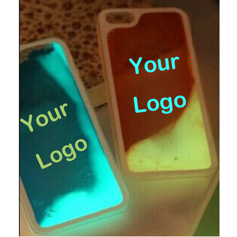 Glow Logo Luminous Sand Phone Case 5 5/8" X 2 5/8" X 3/8"