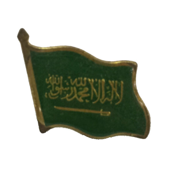 Metal  Flag Badge