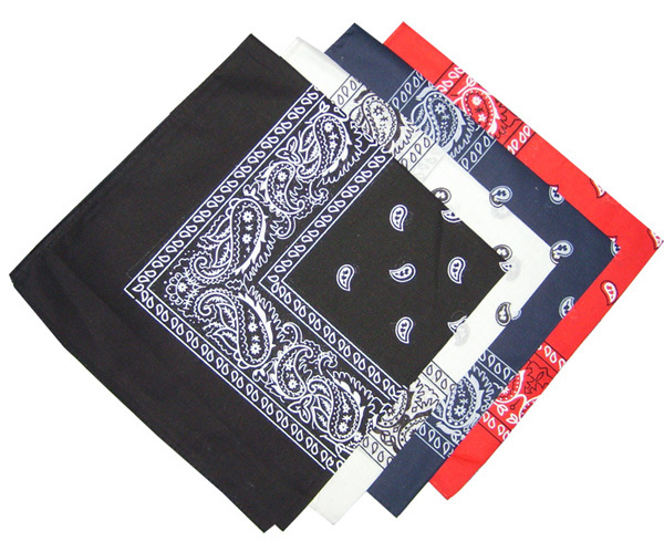 100% Cotton Customized Big Square Bandana