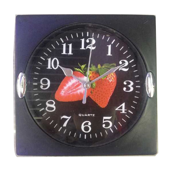 Rose Octagon Wall Clock 