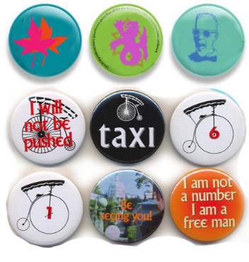 Wholesale Polyester Tinplate Badge Pins 