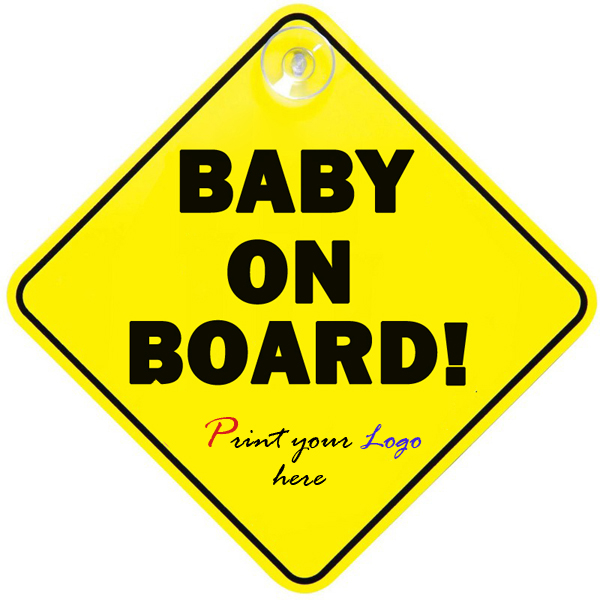 Multi Color Printed Board, Baby On Board,Warning Sign