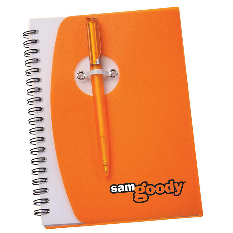 Notebook and Pen Set; Spiral Notebooks; Spiral Bound Notebook; Paper Notebook