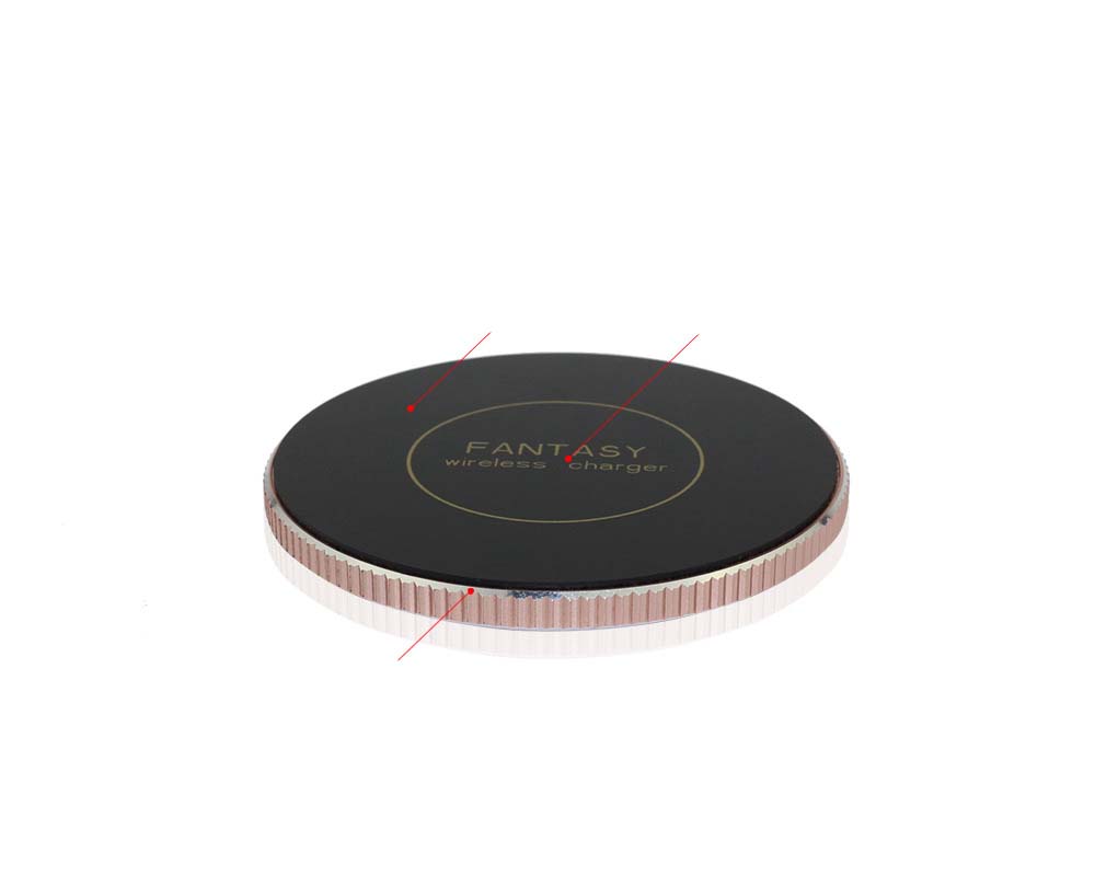 Qi Wireless Charger; Wireless Cell phone Charger; Portable Mobile Charger, Fast Wireless Phone Charger; Cordless Charger