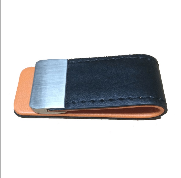 Leather Money Clip; Luxury Money Clip; Promotional Clip; Custom Money Clip