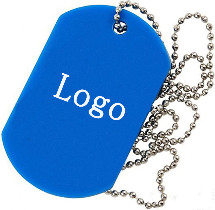 Silkscreen Silicone Dog Tag