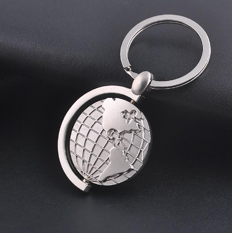 World Globe Keychain (Rotating Earth)