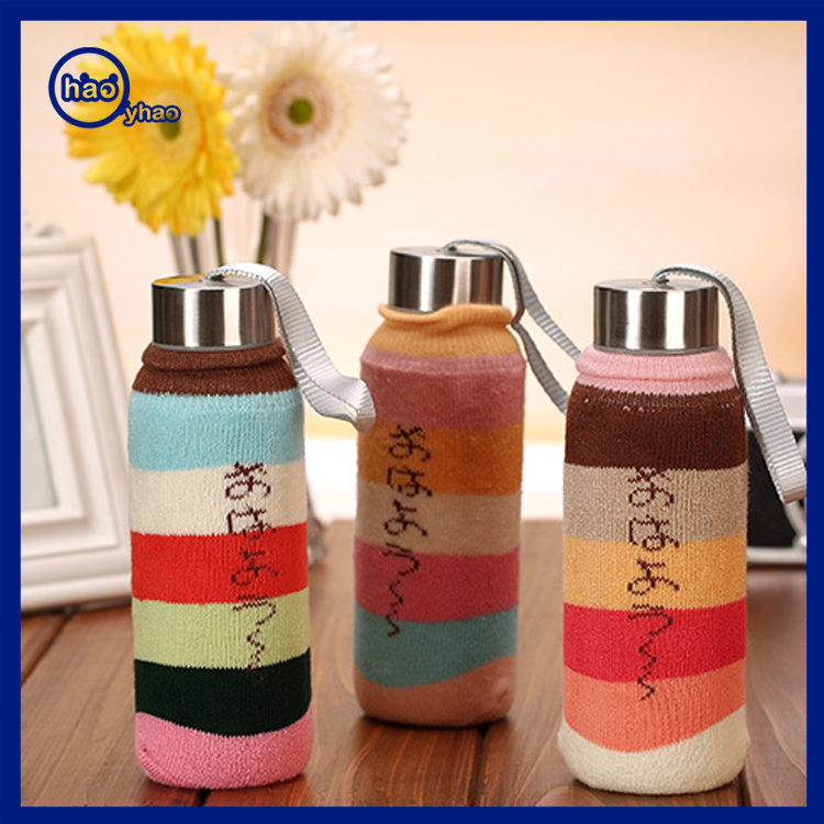 Yhao Brand Promotional Gift Jacquard Knitted Bottle Cover