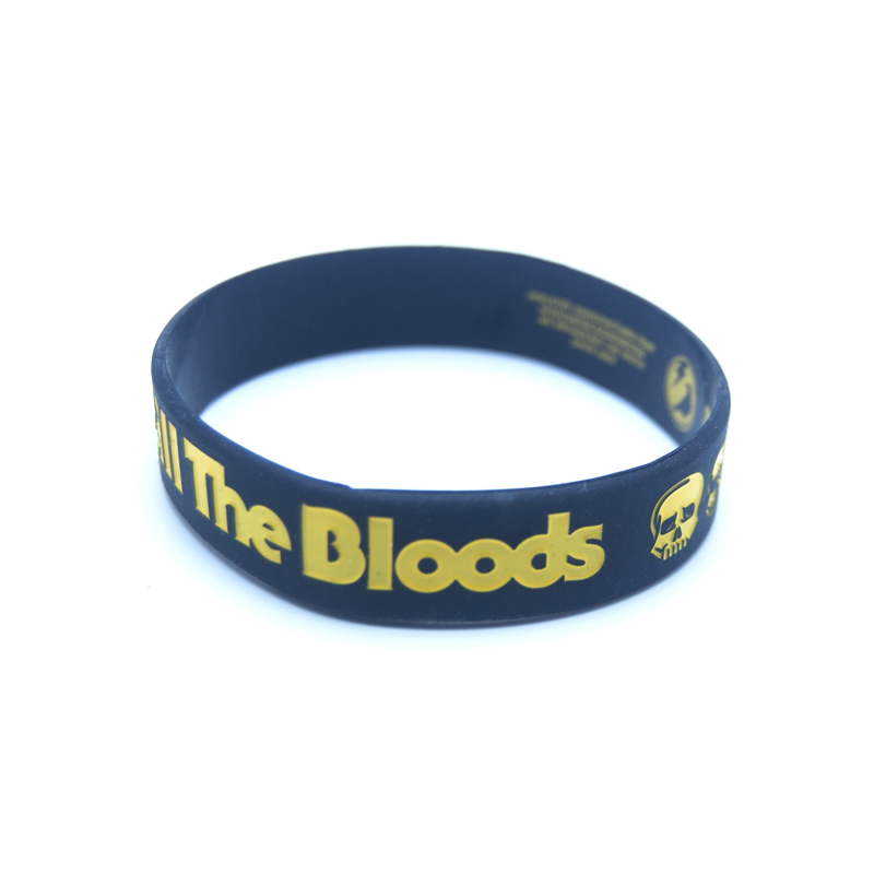 Debossed Silicone Wristbands