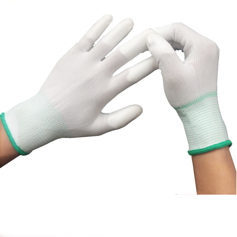 Morewin Nylon With PU Palm Coated Work Gloves