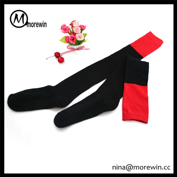 Morewin Brand 2 Colors Girls Cotton Knee High Socks