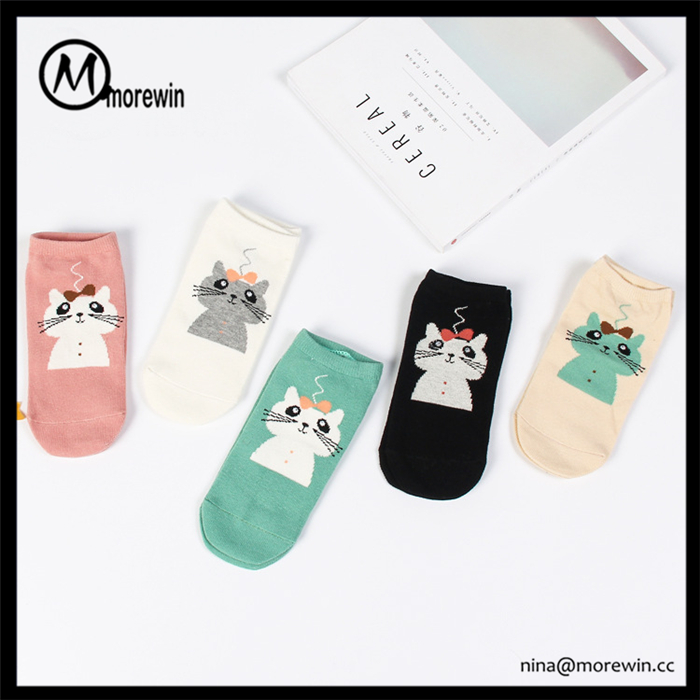 Morewin Brand Multi Color Cartoon Socks For Girls