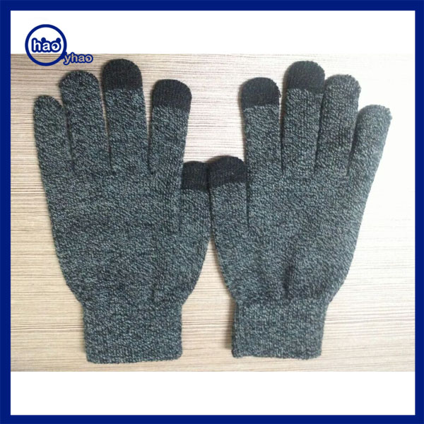 Yhao Factory Customized Acrylic Material 3 Finger Touch Screen Glove