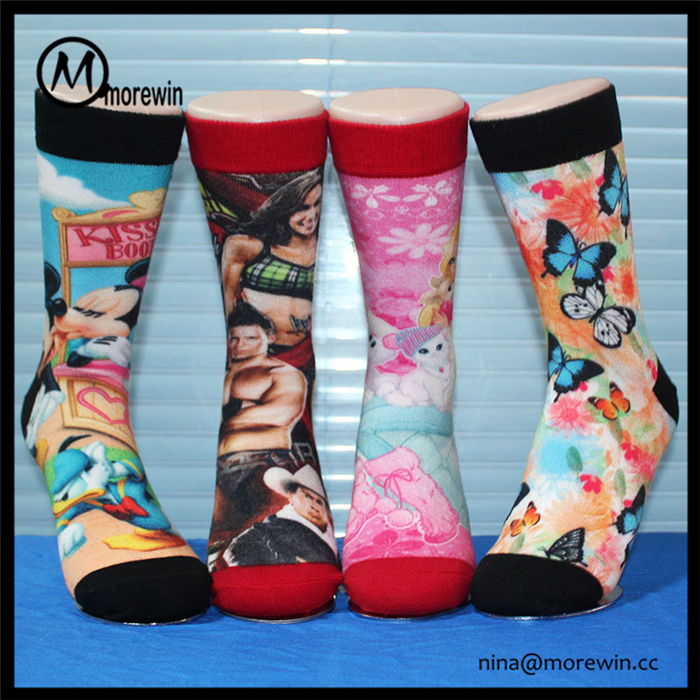 Morewin Brand 360Â° Sublimation Printing Socks