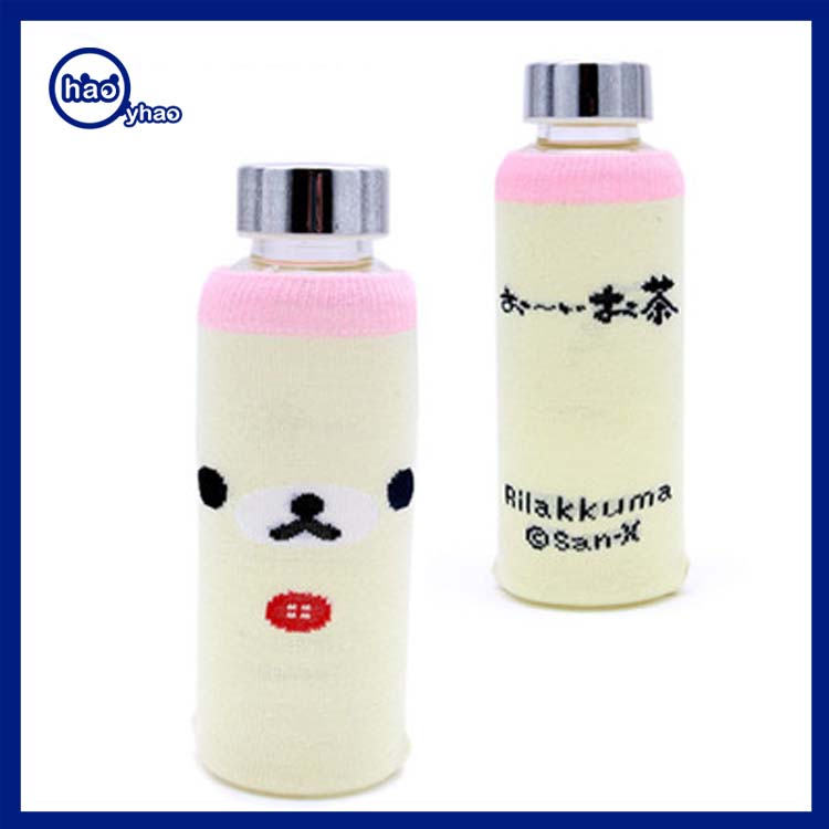 Bottle Cover Jacquard Knit Bottle Cooler Sleeve